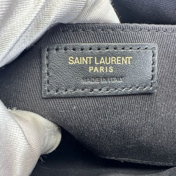 YSL Yves Saint Laurent 2021 Medium Canvas Lou Striped Nautical Camera Bag - Picture 12 of 15